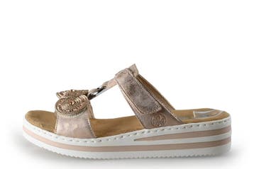 Rieker Slippers in maat 41 Roze, Slippers, Overige kleuren, Verzenden, Zo goed als nieuw