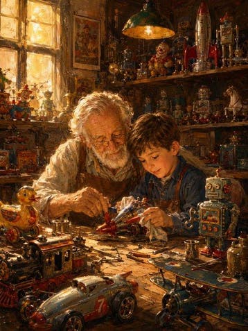Shayer - The Toymaker’s Gift of Wonder - XL - 60x80cm - 1/1