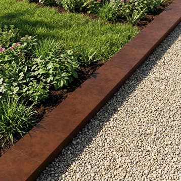 vidaXL Afdekprofiel voor tuinafboording 10 st 100 x 20 x 5, Verzenden, Nieuw