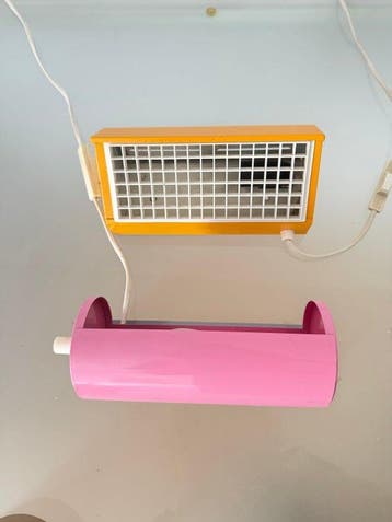 IKEA - Wandlamp (2) - V204 - Staal, Plastic - IKEA Lod +