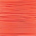 3mm Elastisch Touw - Neon oranje - 50 meter op rol, Verzenden, Nieuw