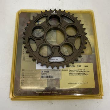 Ducati chiaravalli rear sprocket Z=39 3877239 hypermotard..., Motoren, Onderdelen | Ducati, Ophalen of Verzenden, Gebruikt