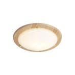 Klassieke plafonnière naturel met wit glas - Mesiac, Huis en Inrichting, Verzenden, Nieuw, Metaal, Classic-antique
