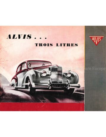 1956 ALVIS TROIS LITRES BROCHURE FRANS, Nieuw, Author