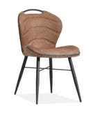 Eetkamerstoel Talent - eetkamerstoelen - Cognac, Huis en Inrichting, Nieuw, Overige materialen