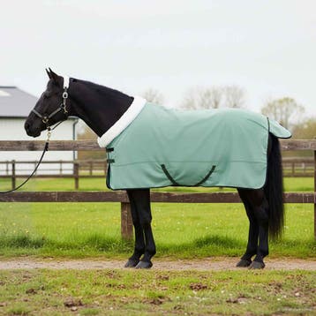 vidaXL Paardendeken Speciale Groen 135 cm Polar fleece, Verzenden, Nieuw