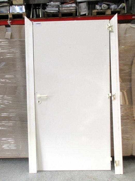 Kunststof Deur met kozijn B54 x H207cm, rechts, Zakelijke goederen, Kantoor en Winkelinrichting | Winkel en Inventaris