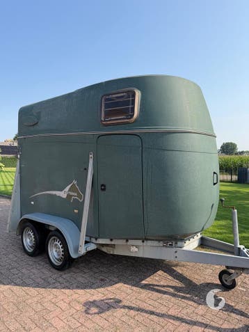 Oerdegelijke Polyester 2-paards  Paardentrailer!, Ophalen, Zo goed als nieuw, Polyester, 2-paards trailer