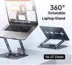 Verstelbare Laptop Standaard 360° Aluminium Draaibaar, Verzenden, Nieuw