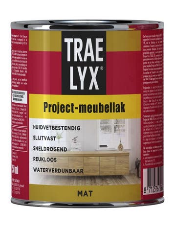 Trae lyx project meubellak mat, 250 ml, Verzenden, Nieuw