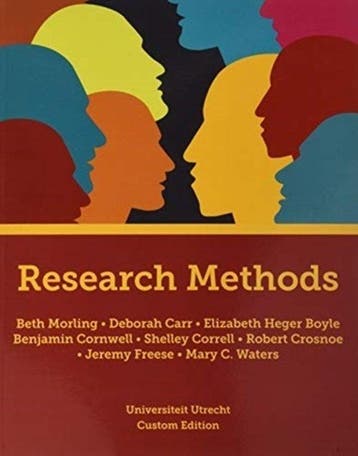Research Methods, Universiteit Utrecht,, 9780393445213, Verzenden, Zo goed als nieuw, HBO