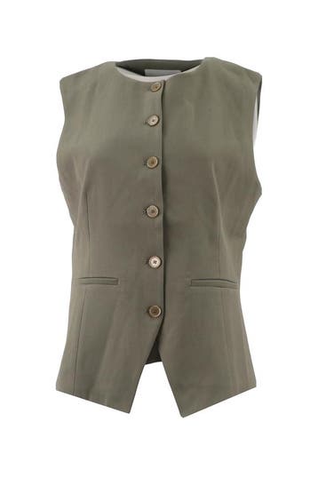 Samsoe Samsoe Gilet in maat L Groen, Samsoe Samsoe, Verzenden, Zo goed als nieuw, Groen