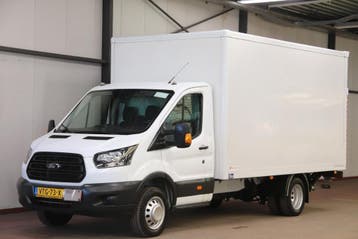 Ford Transit 2.0 TDCI BAKWAGEN MET LAADKLEP EURO 6, Stof, Gebruikt, Euro 6, Wit