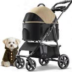 2IN1 Hondenbuggy Khaki, Dieren en Toebehoren, Honden-accessoires, Ophalen of Verzenden, Nieuw