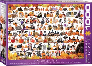 Halloween Puppies and Kittens Puzzel (1000 stukjes) |, Verzenden, Nieuw