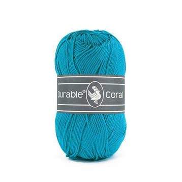 Durable Coral 371 Turquoise - Haakgaren / Breigaren, Ophalen of Verzenden, Nieuw, Breien of Haken, Wol of Garen