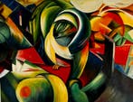 Franz Marc – Der Mandrill (1913) | 60x80, Ophalen of Verzenden, Nieuw