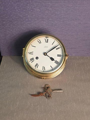 Wandklok - Schatz Ships Clock - Messing - 1950-1960