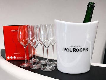 Pol Roger - Champagne koeler - Plastic, Glas - en 6 Pol, Nieuw