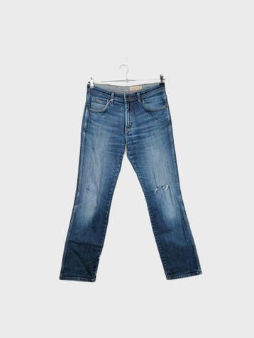 Wrangler Jeans Heren maat WW30 / L30 Blauw Vintage, Ophalen of Verzenden, Nieuw
