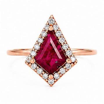 Zonder minimumprijs - Ring - 14 karaat Roségoud, 1,64 gram, Nieuw