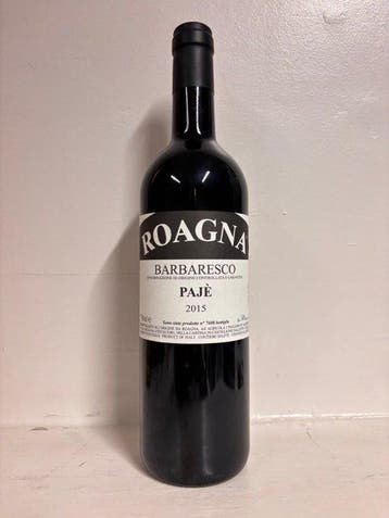 2015 Roagna Pajè - Barbaresco - 1 Fles (0,75 liter), Verzamelen, Nieuw