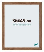 Fotolijst 36x49 cm - Eiken Rustiek - MDF - Mura, Huis en Inrichting, Woonaccessoires | Lijsten, Verzenden, Nieuw