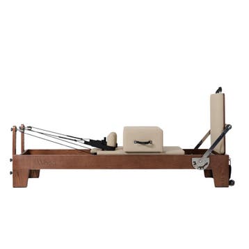 Pilates Reformer Studio | Wood Reformer Walnoothout, Verzenden, Nieuw, Yoga-accessoire