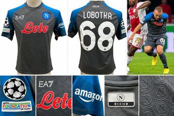 SSC Napoli – Lobotka #68 – Maglia Preparata Champions League, Nieuw