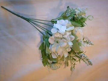 Gemengd boeketje lichtgroen bruidsboeketvuller hortensia, Ophalen of Verzenden, Nieuw