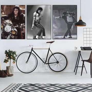 Iconische Michael Jackson Poster - Retro Muziek Kunst Decora, Verzamelen, Verzenden, Nieuw