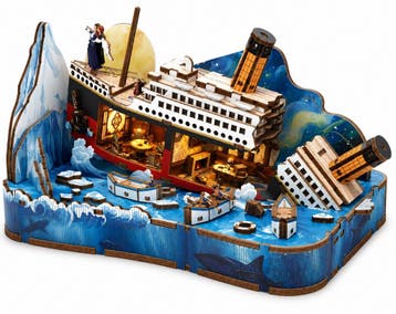 PlayfulMario Titanic Schipsbreuk met verlichting 196 onde..., Verzenden, Nieuw