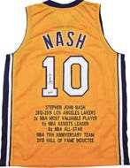NBA - Steve Nash - Geel aangepast basketbeshirt -, Nieuw