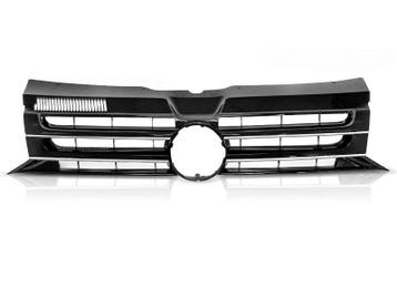 Grill VW T5 Transporter 09-15 Zwart/Chroom, Ophalen of Verzenden, Nieuw