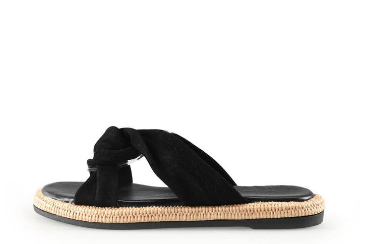 Sacha Slippers in maat 39 Zwart, Kleding | Dames, Schoenen, Zwart, Zo goed als nieuw, Slippers, Verzenden