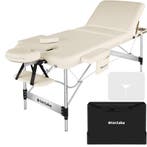 3 zones massagetafel Phuket, draagtas, aluminiumframe - beig, Verzenden, Nieuw