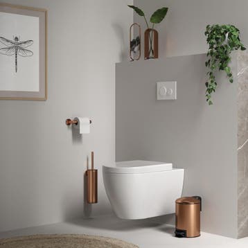 Brauer Toiletrolhouder - Koper Geborsteld Pvd, Ophalen of Verzenden, Nieuw