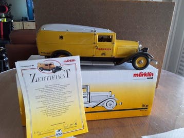 Märklin - Blikken speelgoed - Post-Paketauto - 1990-2000 -, Antiek en Kunst, Antiek | Speelgoed