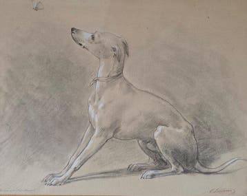 Otto Eerelman (1839-1926) - Italiaanse Windhond