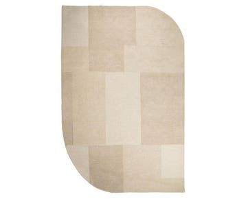 Vloerkleed Contour 290x3cm - beige | BY-BOO, Huis en Inrichting, Stoffering | Tapijten en Kleden, Ophalen of Verzenden, Nieuw