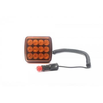 Oranje flitser- 12 LED - 5W - R65 R10 E-keurmerk, Ophalen of Verzenden