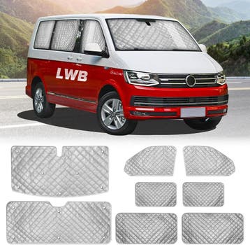 Thermomatten VW T5/T6 LWB 8-dlg | Retourdeal 57% Korting, Ophalen of Verzenden, Nieuw