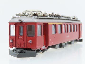 Bemo H0m - 1265 111 - Modeltrein motorwagen (1) - Type ABe, Nieuw