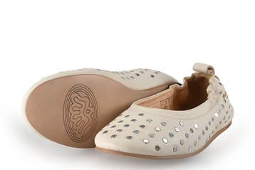 Fred de La Bretoniere Ballerinas in maat 40 Beige, Kleding | Dames, Schoenen, Verzenden, Beige, Zo goed als nieuw, Ballerina's