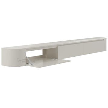 Dulce Japandi Tv-meubel 280 x 32 x 28 cm - Beige, Ophalen of Verzenden, Nieuw