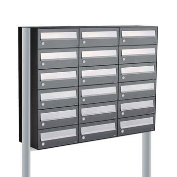 Brievenbusunit Hive set vrijstaand 3-breed, 6-hoog -, Verzenden, Nieuw