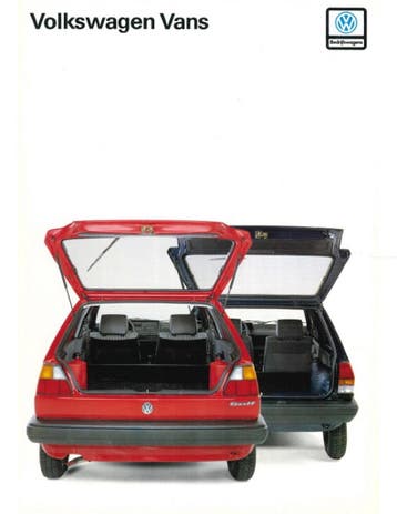 1988 VOLKSWAGEN VANS BROCHURE NEDERLANDS, Nieuw, Volkswagen, Author