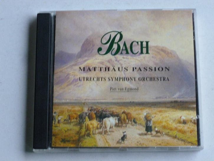 Bach - Matthäus Passion / Piet van Egmond, Cd's en Dvd's, Cd's | Klassiek, Zo goed als nieuw, Ophalen of Verzenden