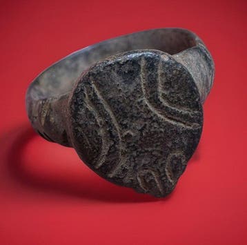 Middeleeuwen, kruisvaardersperiode ring (Zonder