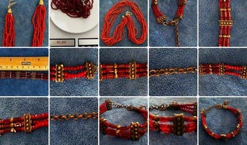 Themacollectie - Armband, Ketting, Oorbellen - nessun brand